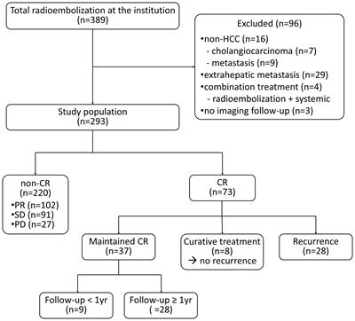 Clinical course of patients with hepatocellular carcinoma who experienced radiologic complete response after radioembolization